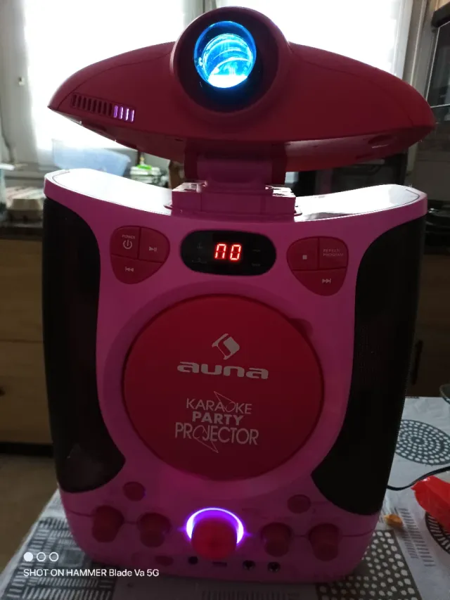 Karaoke Party Projector auna Rosa