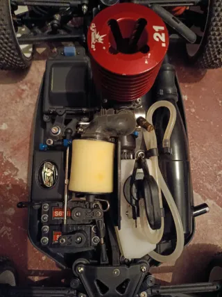 Coche radio control gasolina pack