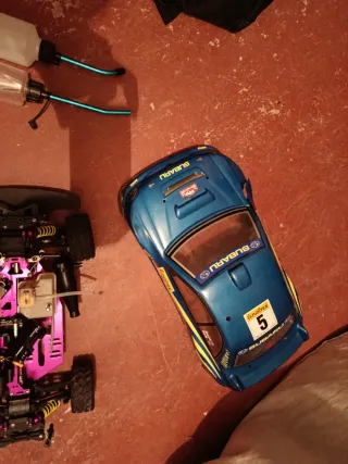 Coche radio control gasolina pack