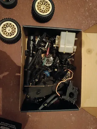 Coche radio control gasolina pack