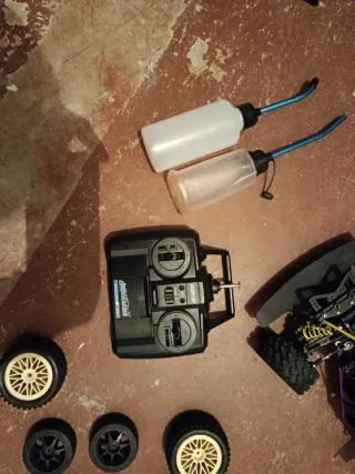 Coche radio control gasolina pack