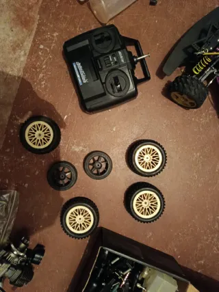 Coche radio control gasolina pack