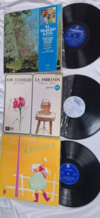 Lote 3 Vinilos Antiguos: Clásica y Musical
