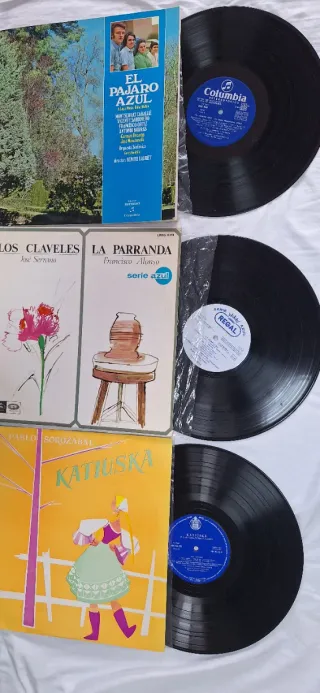 Lote 3 Vinilos Antiguos: Clásica y Musical