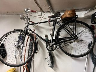 Bicicleta Clásica Negra BH 1950 Frenos de barilla