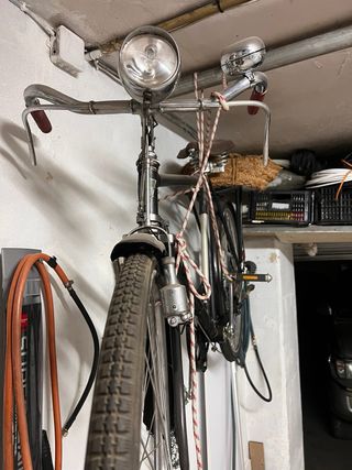 Bicicleta Clásica Negra BH 1950 Frenos de barilla