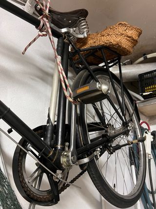 Bicicleta Clásica Negra BH 1950 Frenos de barilla