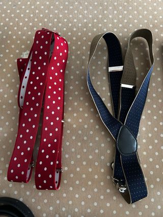 Lote Accesorios Caballero: Cinturones, Tirantes