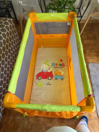 Cuna de viaje Jané - dos alturas y ruedas - bebés