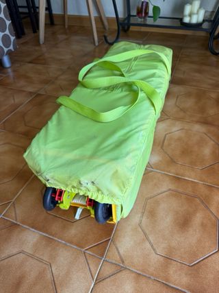 Cuna de viaje Jané - dos alturas y ruedas - bebés