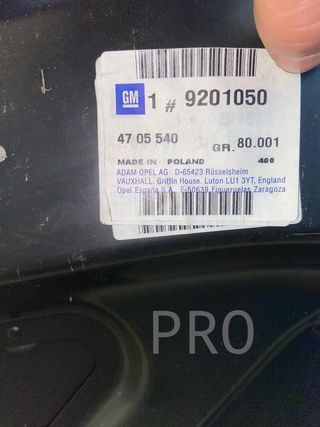 Opel agila A suzuki wagon capo ref: 9201050