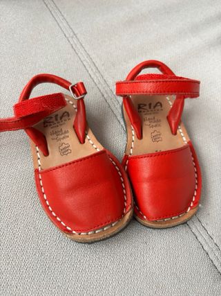 Menorquinas Ría Menorca niño/a rojas T.22