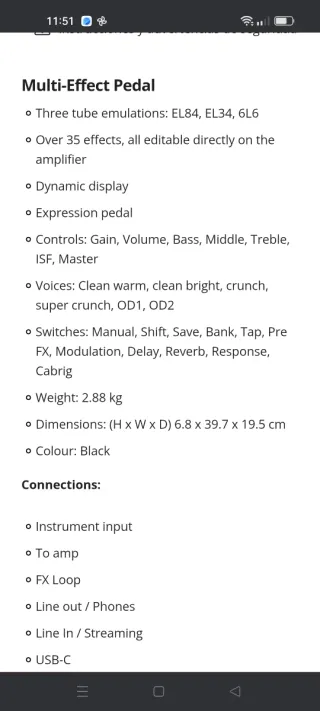 Blackstar ID:X Floor Three Pedalera