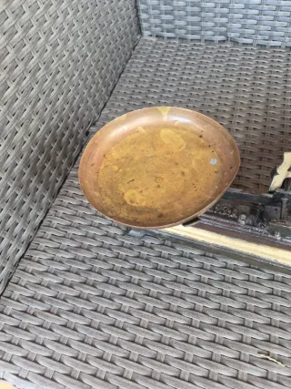 Balanza antigua hierro y latón