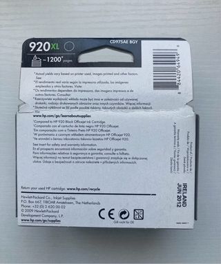 HP 920 XL Originales 4 cartuchos