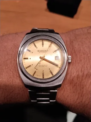 Reloj Radiant Automático Dorado y Plateado