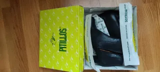 Botines de piel Pitillos negros