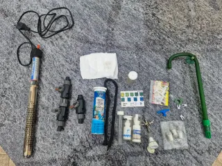 Accesorios Acuario: Calentador, Filtro, Test...