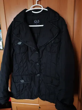 Chamarra G3 Collection Negra Talla 44