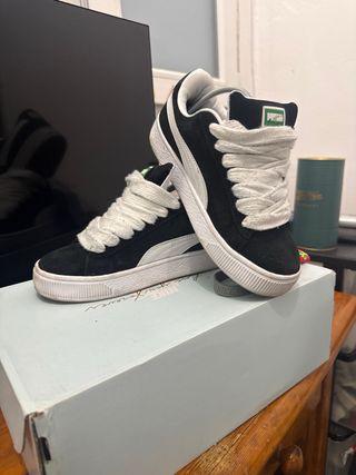 Puma Suede XL Negro/Blanco