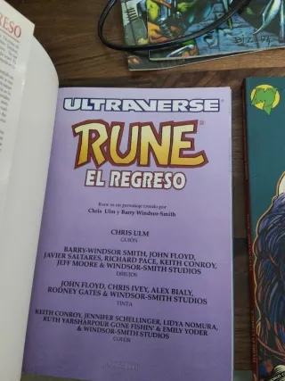 Tres comics de Rune ultraverse y forum