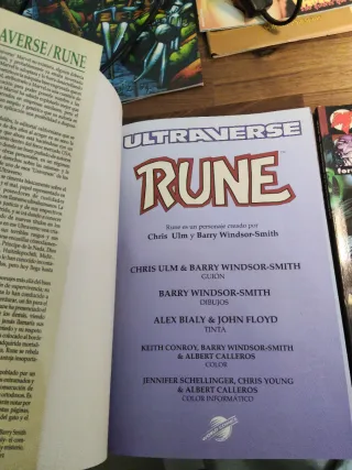 Tres comics de Rune ultraverse y forum