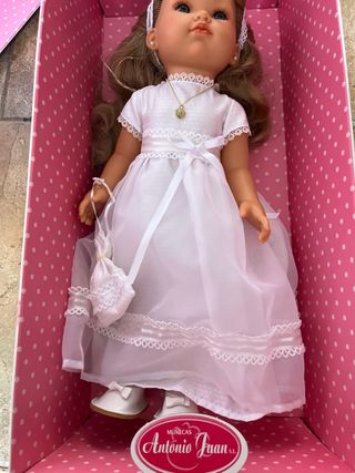 Muñeca Antonio Juan S.L. Vestido Blanco