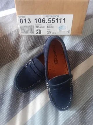Zapatos niño azul marino  Brotess talla 28