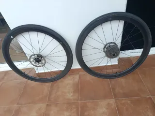 Ruote carbonio Giant SLR2 36 Disc - come nuove