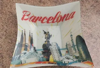 Plato decorativo Barcelona