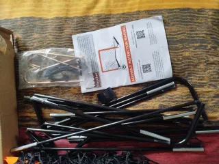 Portería de fútbol desmontable 120 CMS x 90 cms