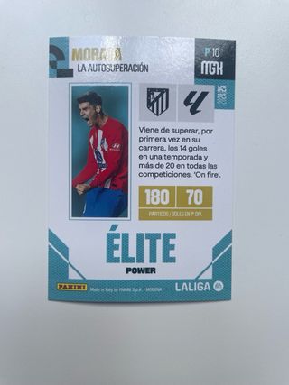 Cromo Morata Firmado Élite Power 2024/25