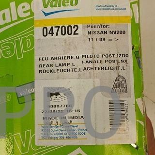 PILOTO TRASERO IZQUIERDO NISSAN NV200 NUEVO 047002
