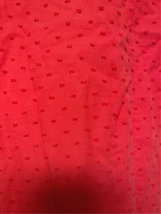 Traje Flamenca Rojo Plumeti Talla 32