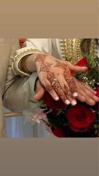 Henna para manos diseño marroquí