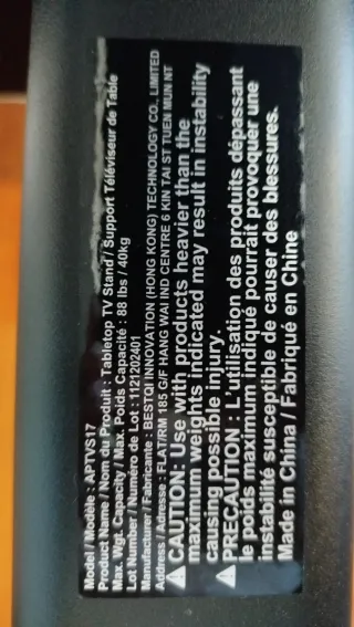 Soporte TV Sobremesa Giratorio Alphamount