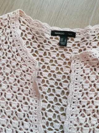 Chaqueta Mango Crochet Mujer Talla XS