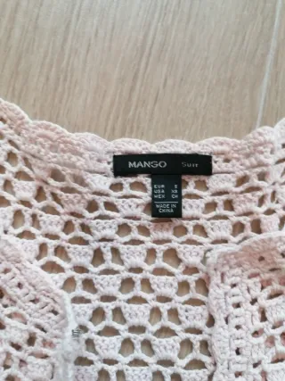 Chaqueta Mango Crochet Mujer Talla XS