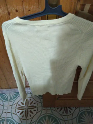 Camiseta manga larga amarilla Primark Talla M