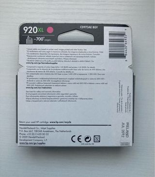 HP 920 XL Magenta Cartucho Original