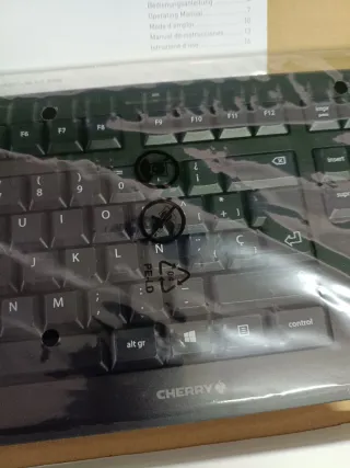 Cherry KW 2000 Teclado Inalámbrico Negro