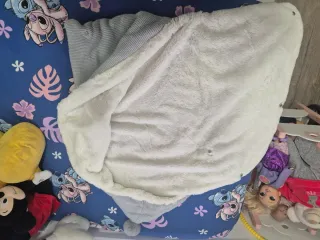 Saco capazo bebé invierno gris