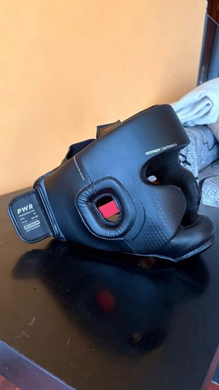 Casco de boxeo PWR negro talla M