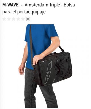 M-Wave Amsterdam Triple Bolsa bicicleta alforja