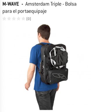 M-Wave Amsterdam Triple Bolsa bicicleta alforja