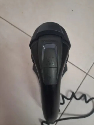 Escáner de Códigos de Barras Negro/Gris