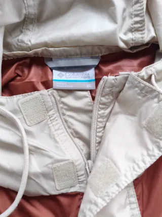 Chaqueta Columbia Anorak Talla XL Beige/Marrón