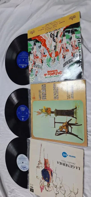 Lote 3 Vinilos Antiguos: La Generala, Bohemios, Lo