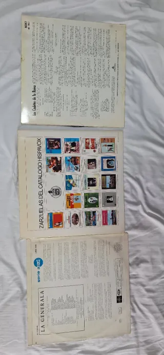 Lote 3 Vinilos Antiguos: La Generala, Bohemios, Lo
