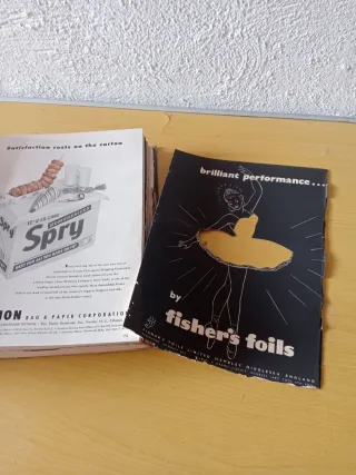 Antiguas revistas Americana encuadernadas año 1954